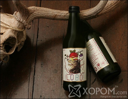 Lobo Apple Cider Package Design